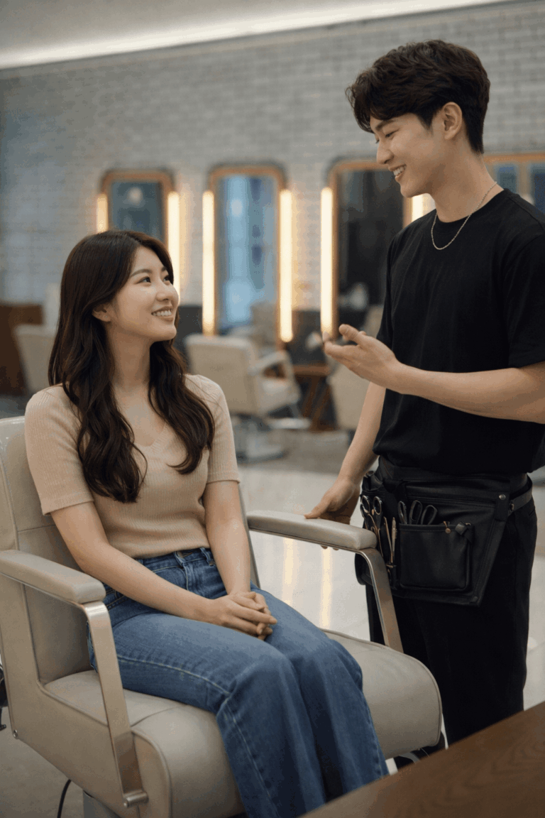화정미용실 아이디헤어 디자이너