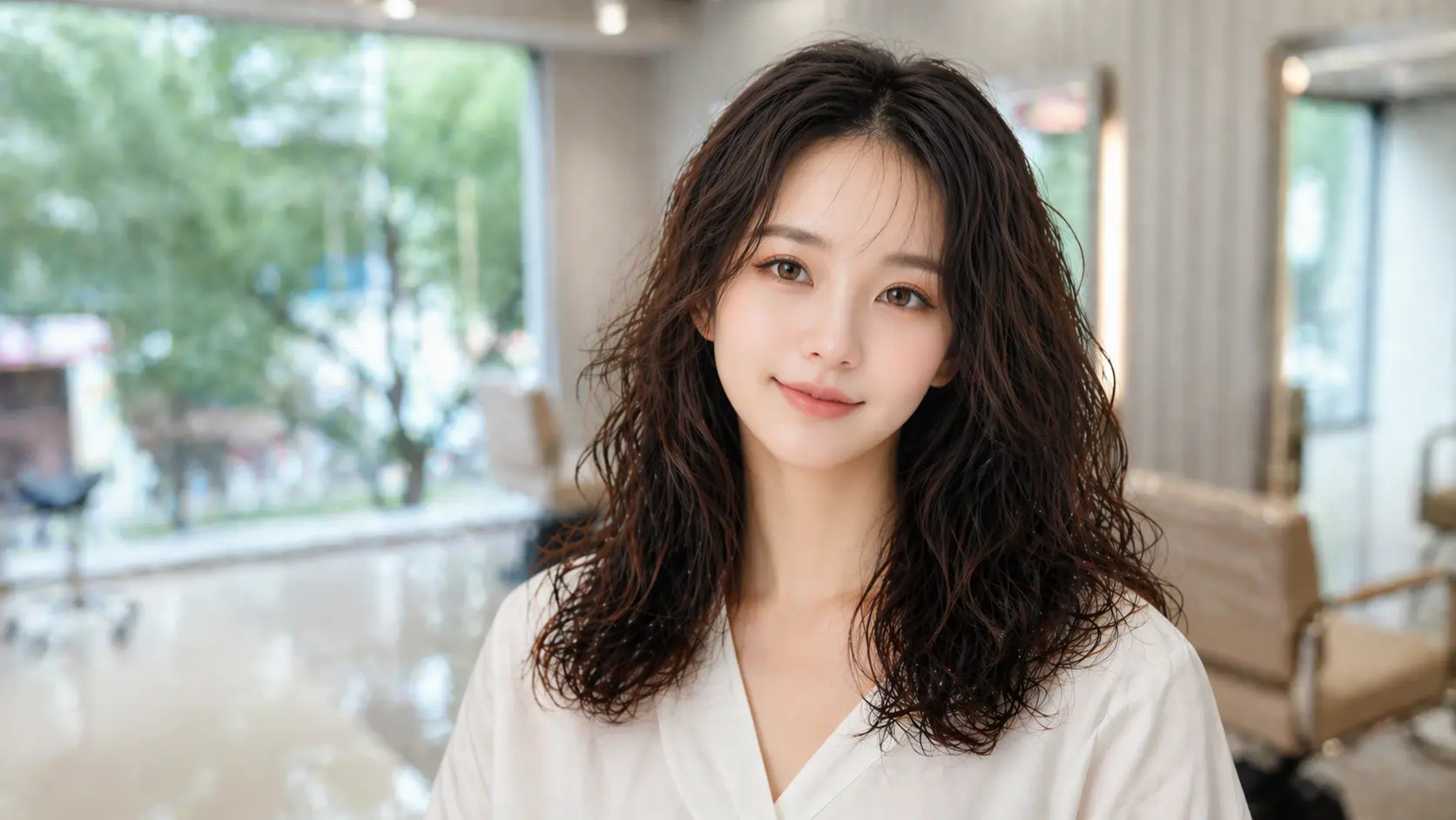 화정미용실 히피펌