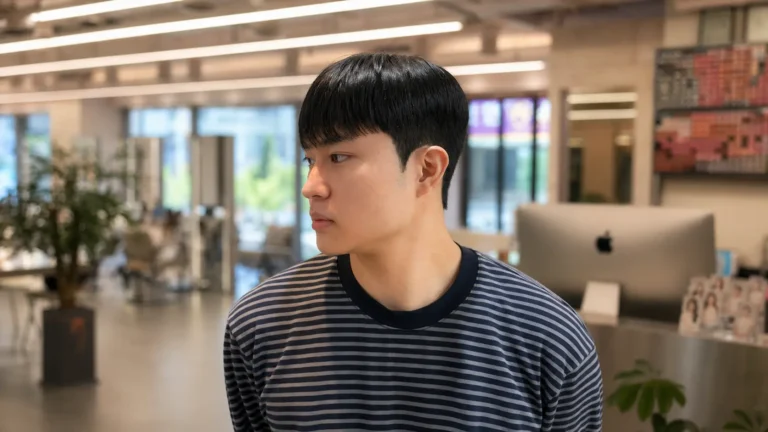 화정역 미용실 남자 댄디펌 잘하는 곳 -곱슬모발 시스루 스타일 완성기