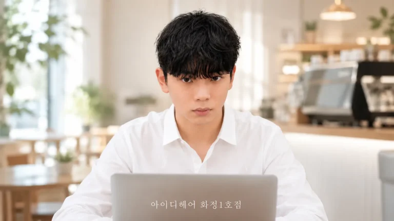 남자 쉐도우펌 완벽가이드 | 자연스러운 볼륨과 컬감 — 화정 아이디헤어