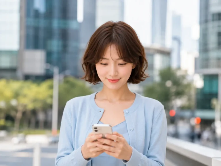 화정 레이어드 단발펌 + 초코브라운 컬러 — C컬 끝처리로 얼굴 작아 보이는 단발 스타일
