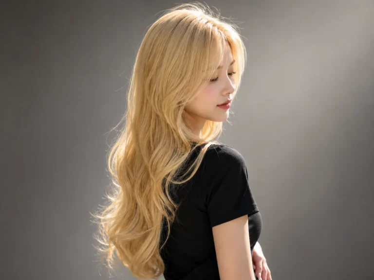 레이어드 롱헤어 아이롱 스타일링, 데일리 웨이브 완성법| 화정미용실