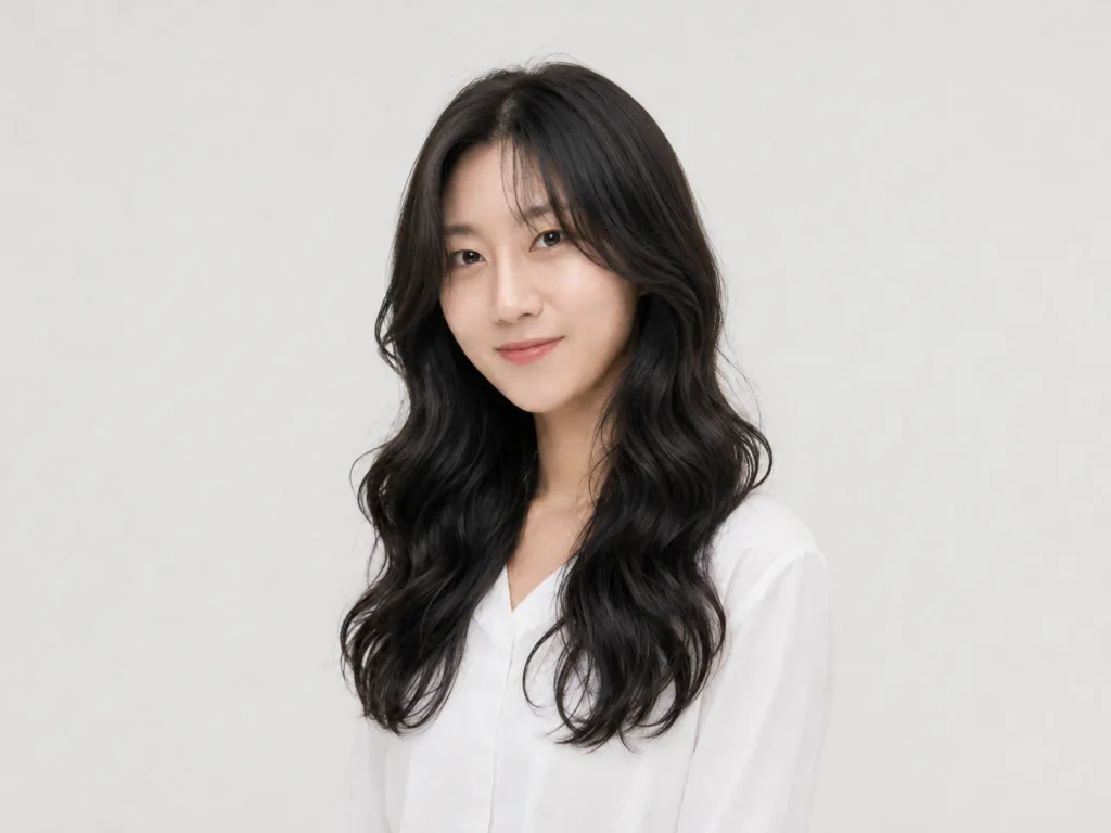 여성스러운 볼륨감 화정미용실 레이어드펌