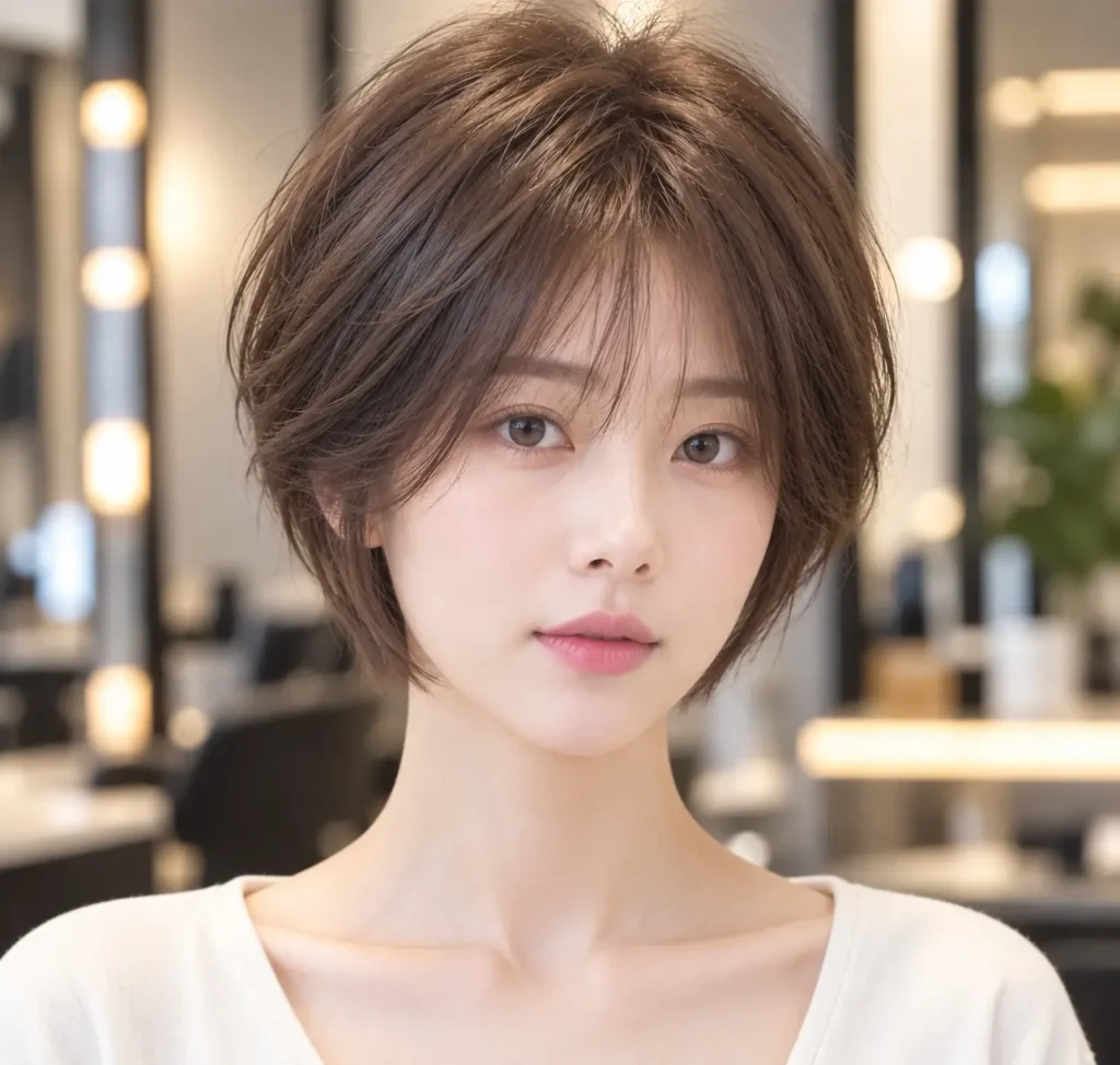 보브커트스타일 화정미용실