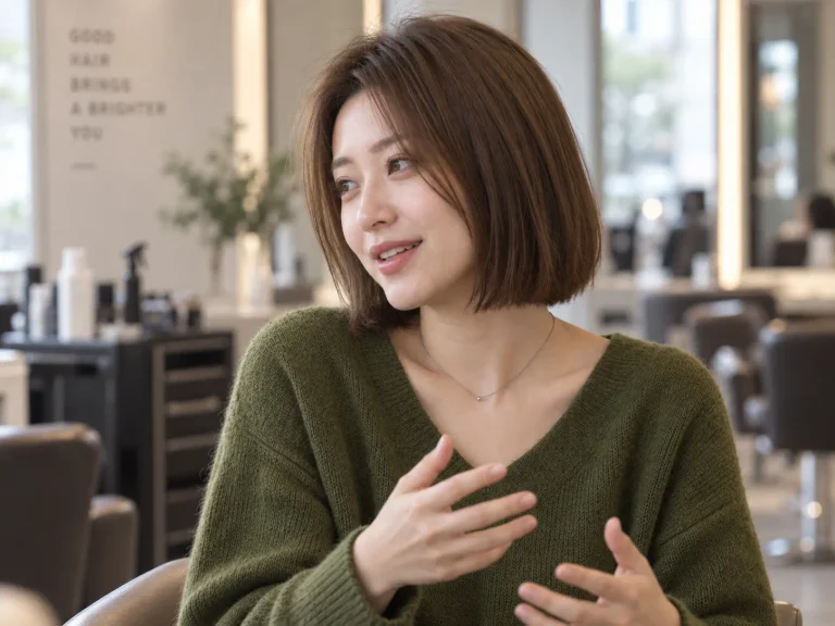 단발에 어울리는 태슬컷