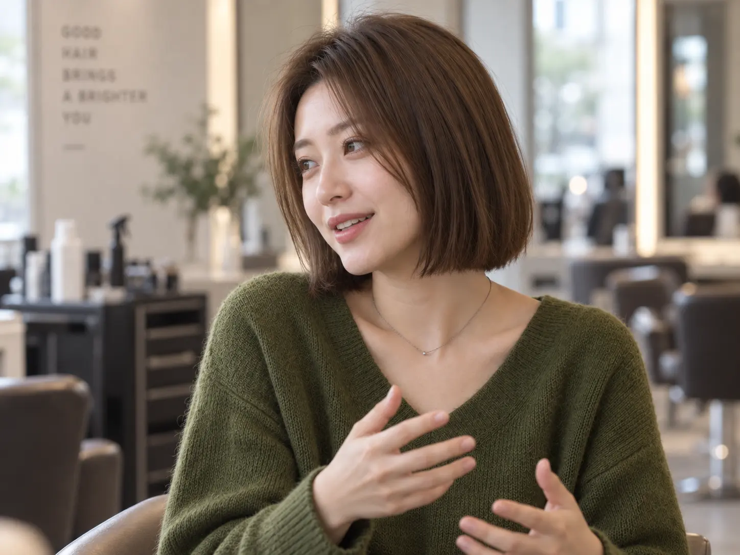 단발에 어울리는 태슬컷