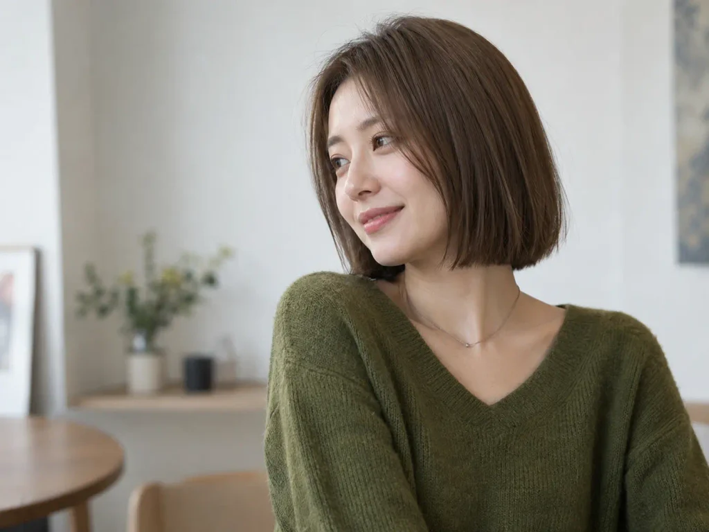 차분하고 도시적인 느낌의 태슬텃
