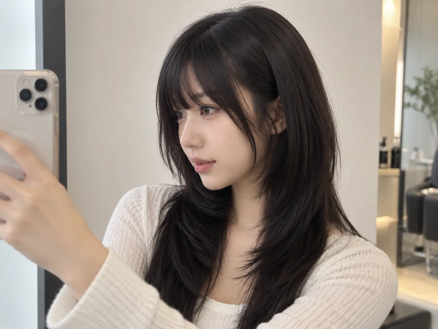 하이레이어드컷 화정미용실
