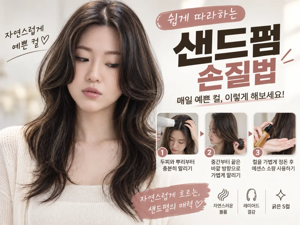 샌드펌 손질법